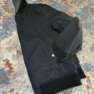 Men’s ALLSAINTS Basset Reversible Bomber Jacket, Black & Green